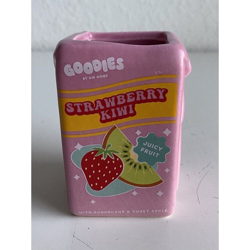 DW Home Goodies Strawberry Kiwi Scented Candle 7‎ Oz Juice Box NEW